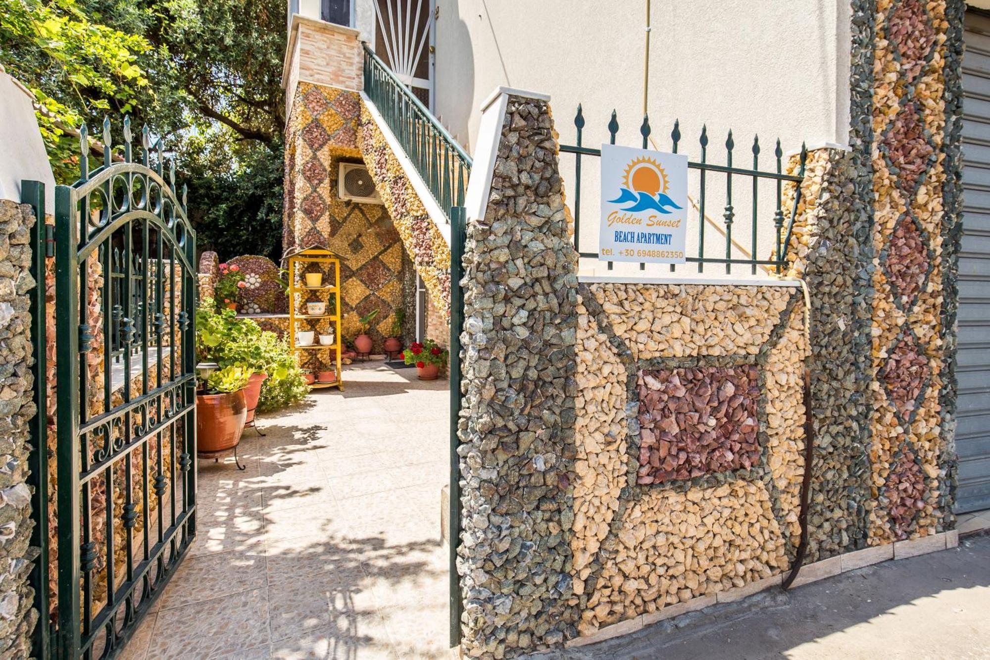 Golden Sunset Beach Apartment Skála Kallirákhis Esterno foto