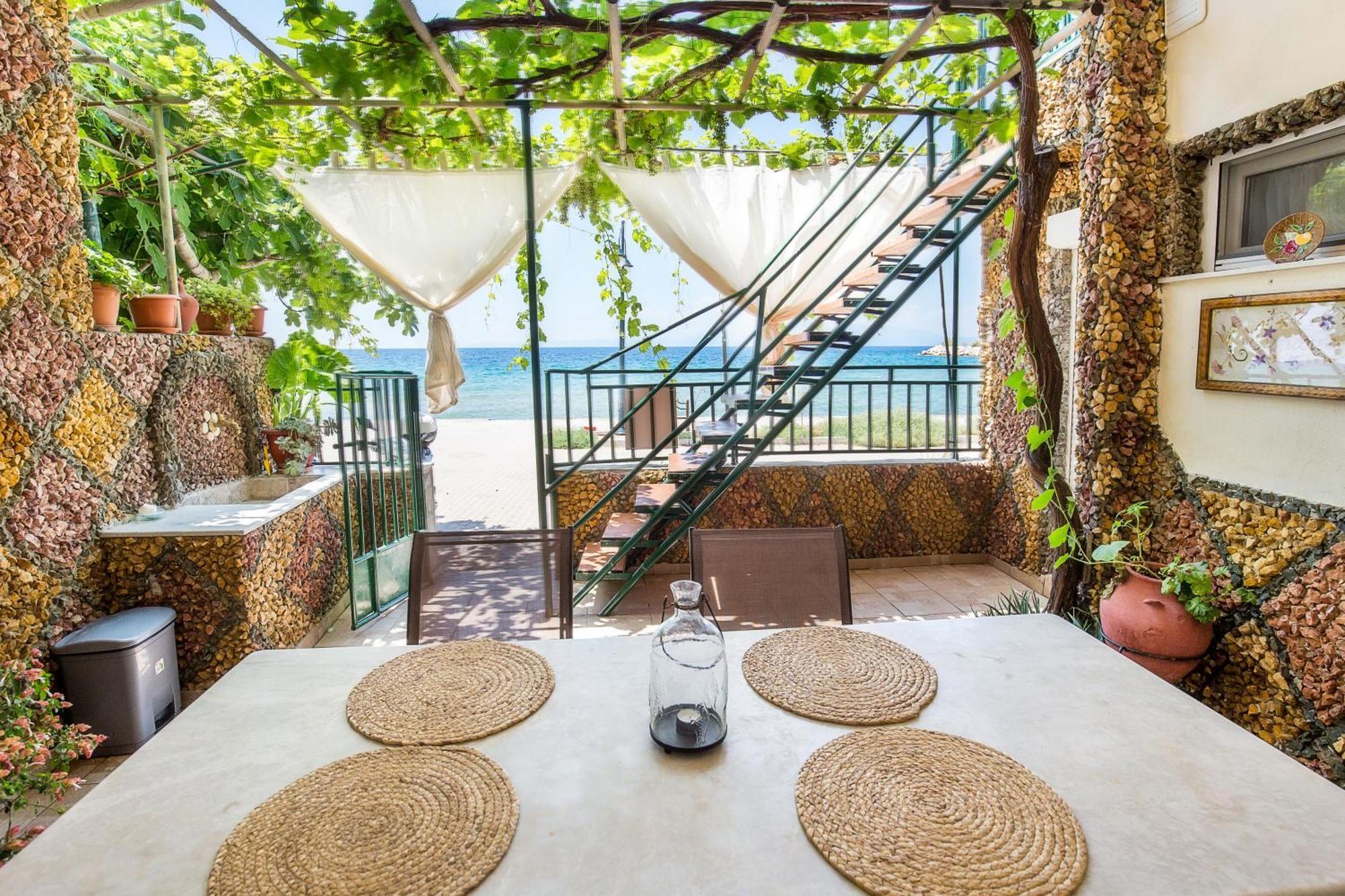 Golden Sunset Beach Apartment Skála Kallirákhis Esterno foto